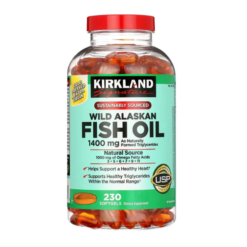 Dầu cá kirkland wild alaskan fish oil 1400mg