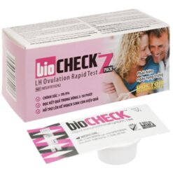 Que thử rụng trứng Biocheck LH Ovulation Rapid Test Hộp 7 que